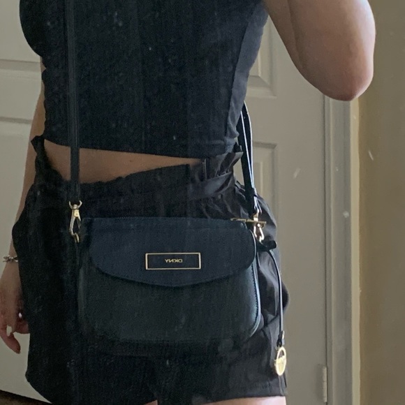 DKNY Saffiano Leather crossbody bag - Picture 1 of 13